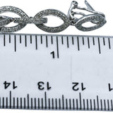 14k White Gold Round Diamond Drop Dangle Earrings 0.50CT