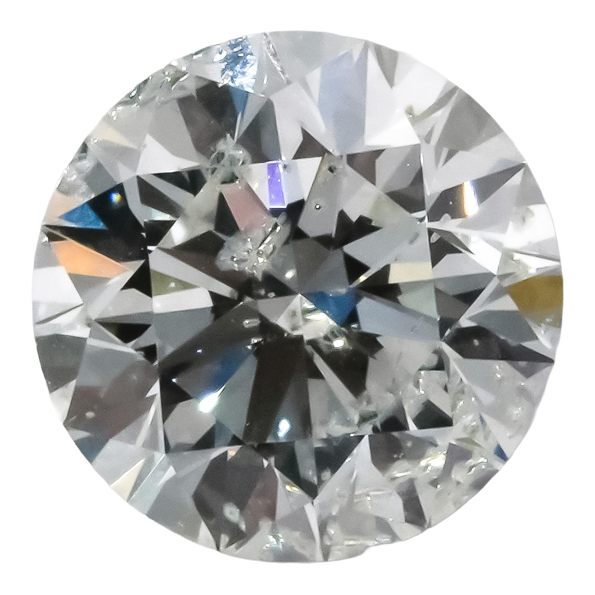 HRD Certified I1/E Round Cut Natural Diamond Loose Stone 2.51CT