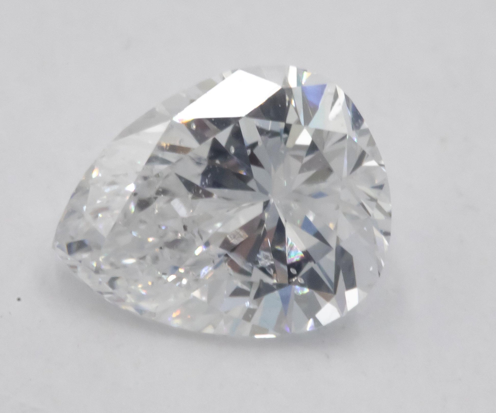 GIA Certified SI2/D Pear Brilliant Cut Loose Diamond w/ Report 0.95CT
