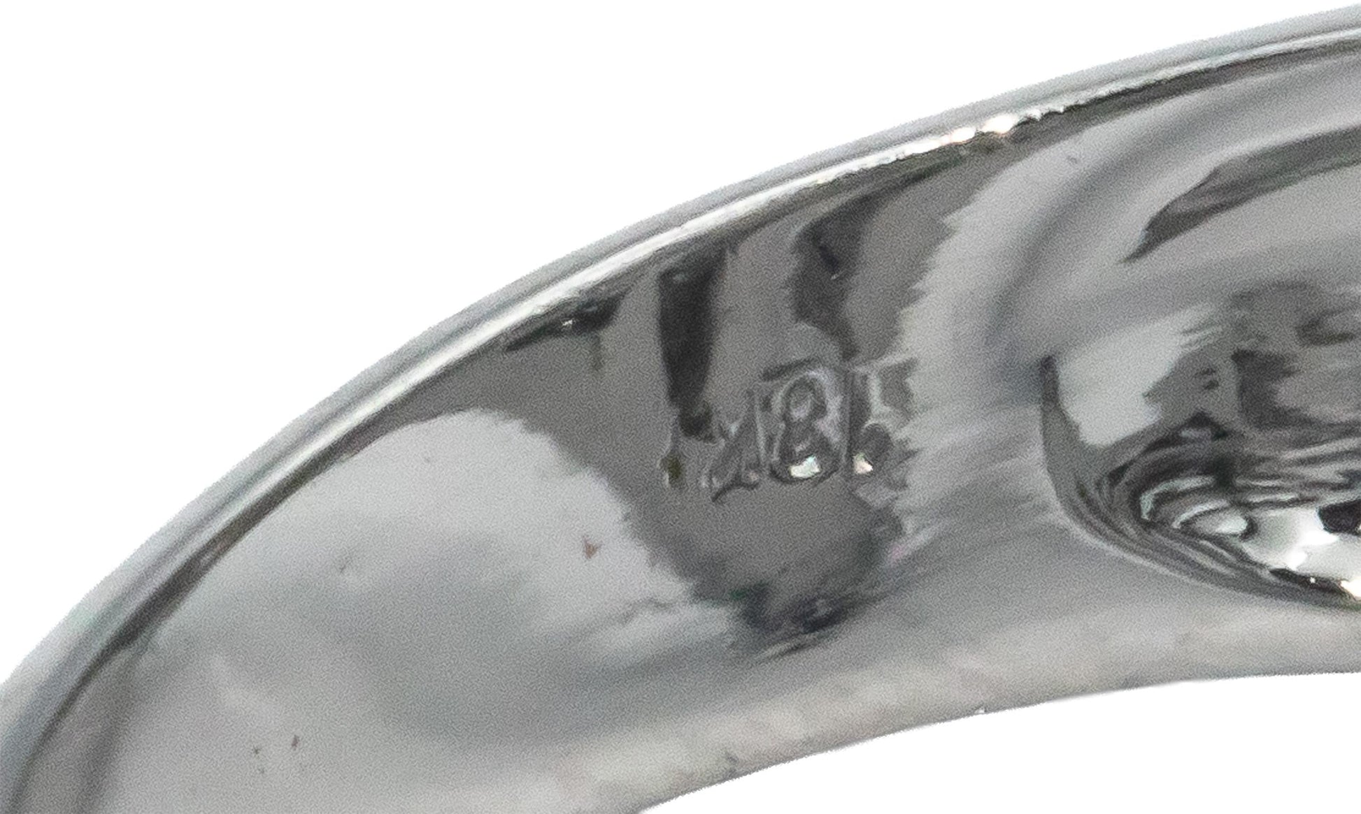 18k White Gold 1.0CT Round Cut Diamond Cluster Ring Size 6.75