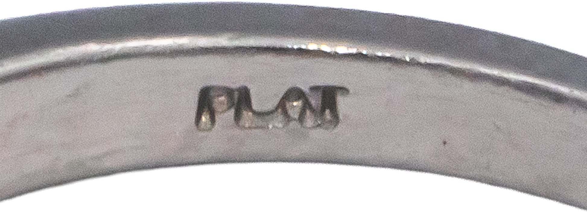 Platinum Jewelry 0.30CT Round Cut Diamond Anniversary Band Ring Size 4.5