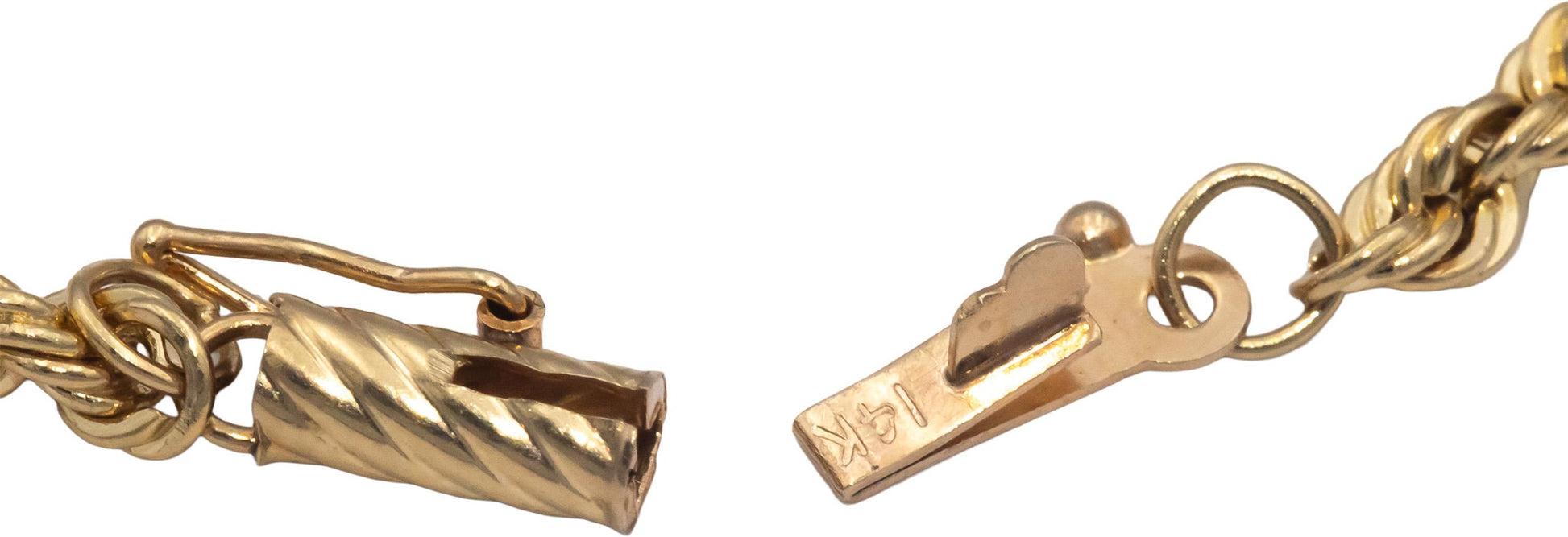 14k Yellow Gold Jewelry 18.25" Long/3.0mm Wide Twisted Rope Chain Necklace