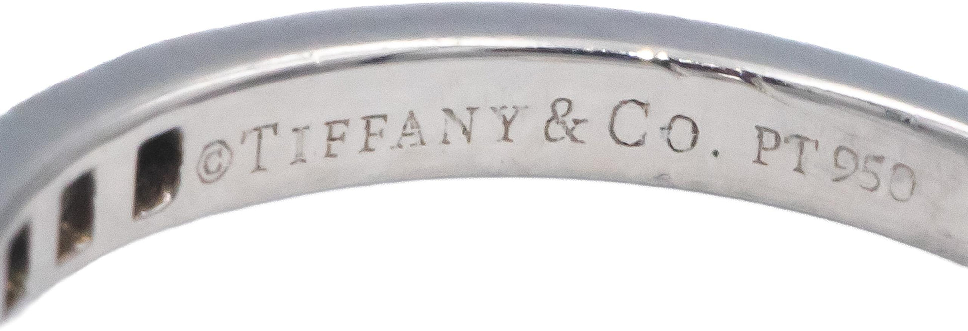 $18500 TIFFANY & CO Platinum Princess H/VVS1 Diamond Engagement Ring 1.31CT