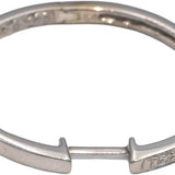 14k White Gold Round Diamond Inside Out Hoop Earrings 0.50CT