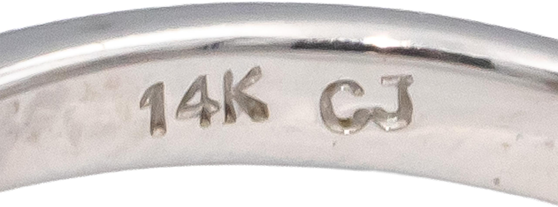 14k White & Rose Gold Round Diamond Three Stone Ring 1.41CT Size 7