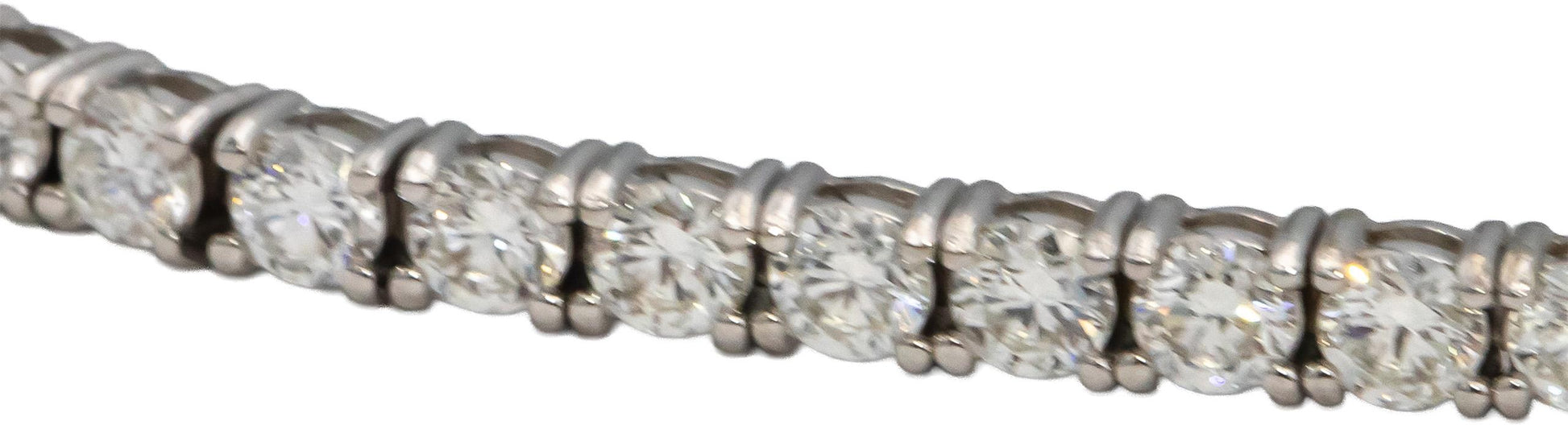 14k White Gold VS Round Diamond Tennis Bracelet 4.82CT