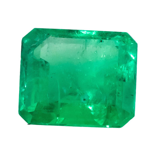 GIA Certified Octagonal Cut Natural Colombian Emerald Loose Gemstone 3.80CT