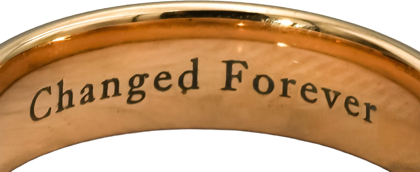 VAN CLEEF & ARPELS 18k Rose Gold Band Ring 5mm Wide Size 51 US 5.75 w/ Box