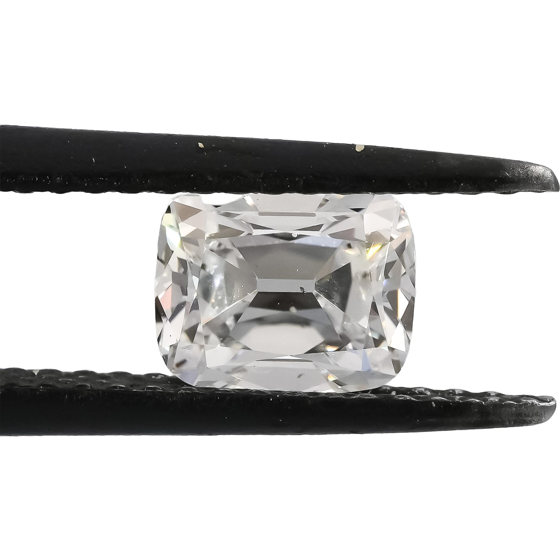 GIA Certified 1.0 Carat Old Mine Cut Diamond D Color SI1 Clarity