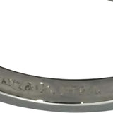 TIFFANY & CO. 950 Platinum VS Diamond Novo Band Ring 0.16CT Size 5.5 w/ Box