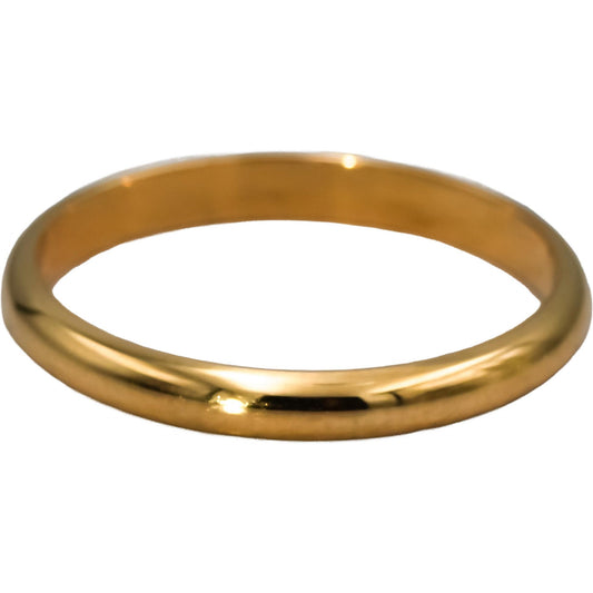 CARTIER 18k Yellow Gold 1895 Wedding Band Ring Size 54 w/ Box & Papers
