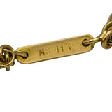 CARTIER 18k Yellow White Rose Gold Intertwined Bands Trinity Necklace