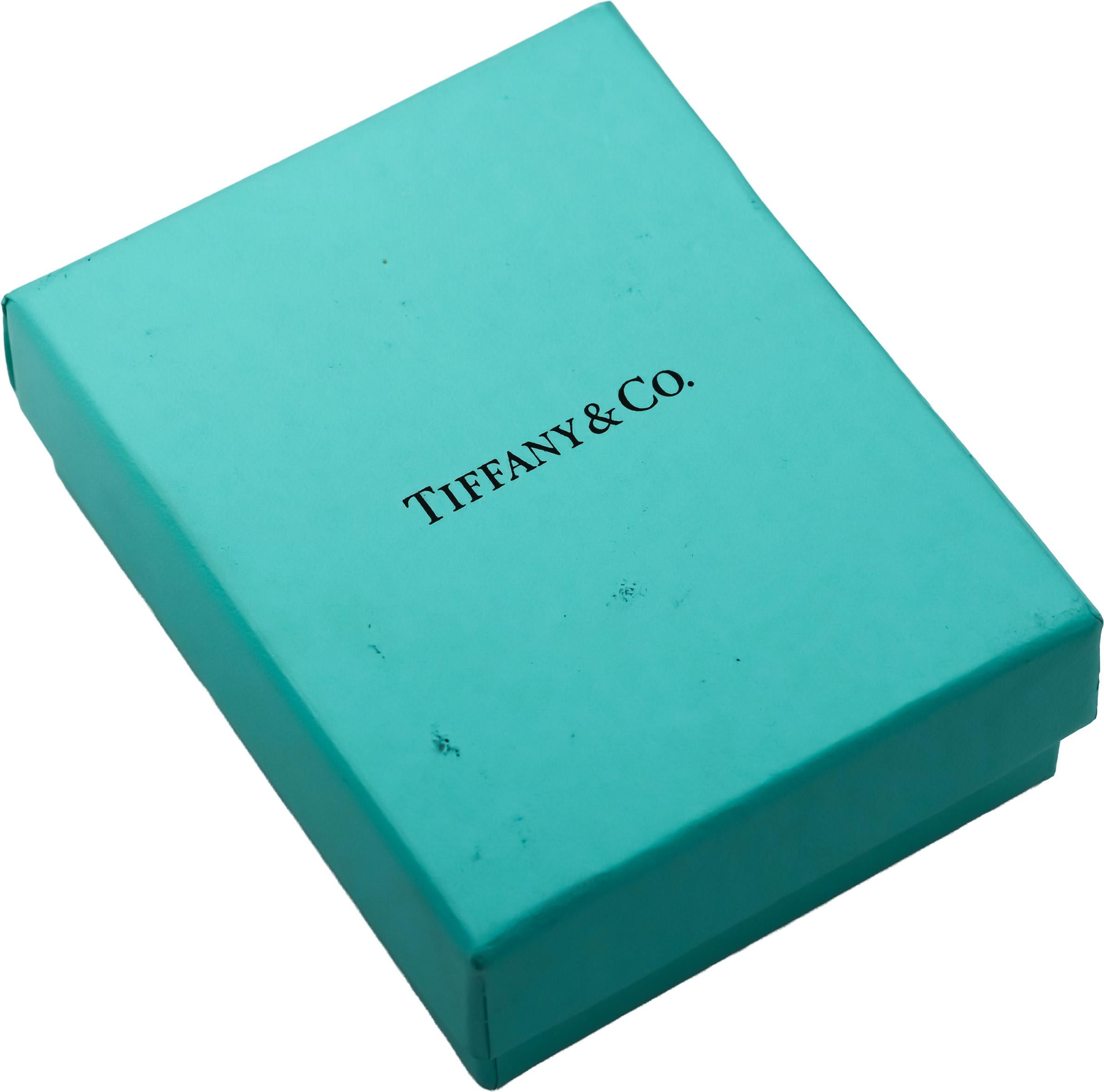 TIFFANY & CO. Sterling Silver 1837 Padlock Charm Necklace w/ Box 800.00 Retail