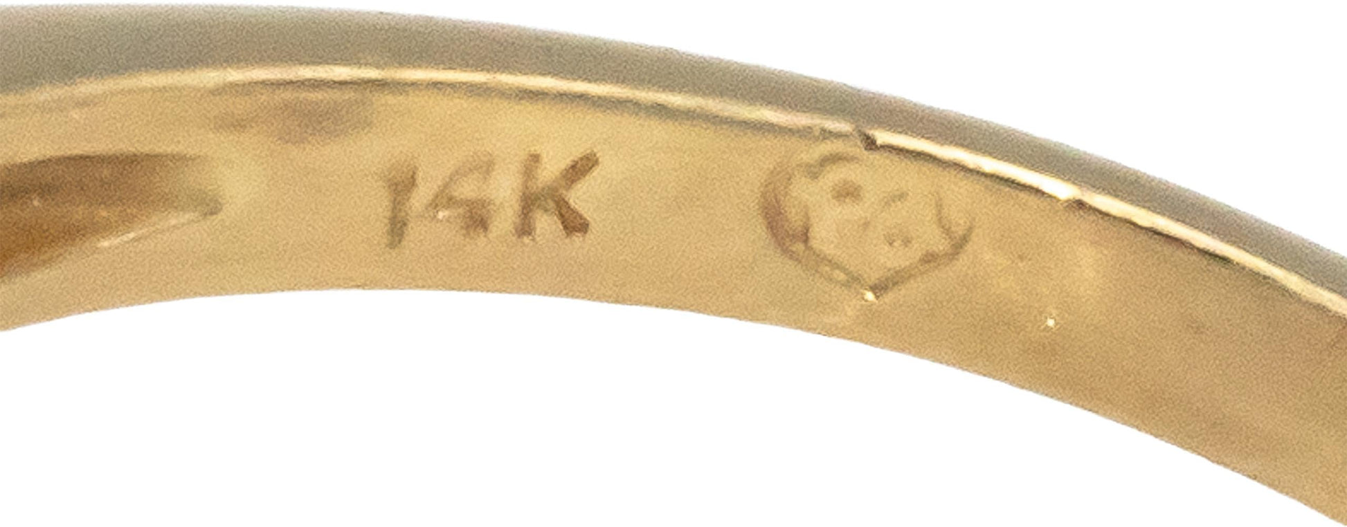 14k Yellow Gold 1.75CT Oval Cut Blue Sapphire Solitaire Ring Size 7.75