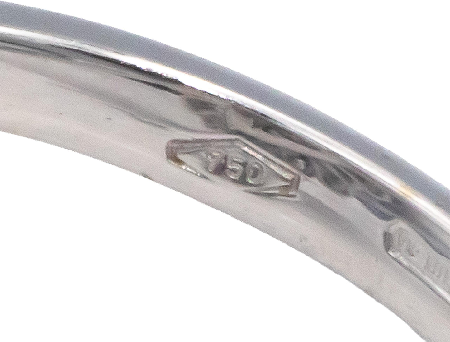 18k White Gold 1.05CT Diamond Cluster Cocktail Ring Size 8.5