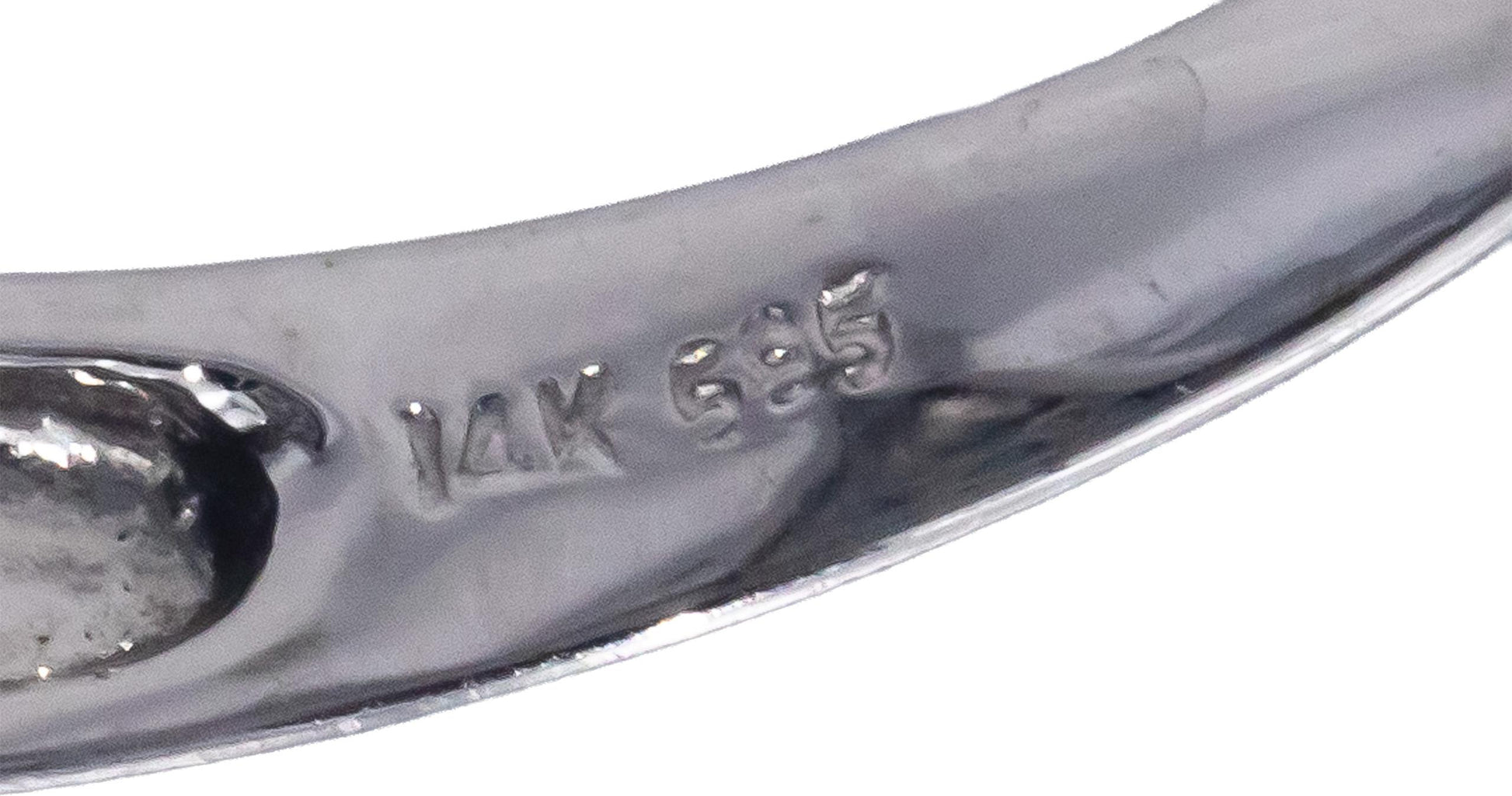 14k White Gold Diamond and Blue Sapphire Checkerboard Ring 1.08CT Size 7.25