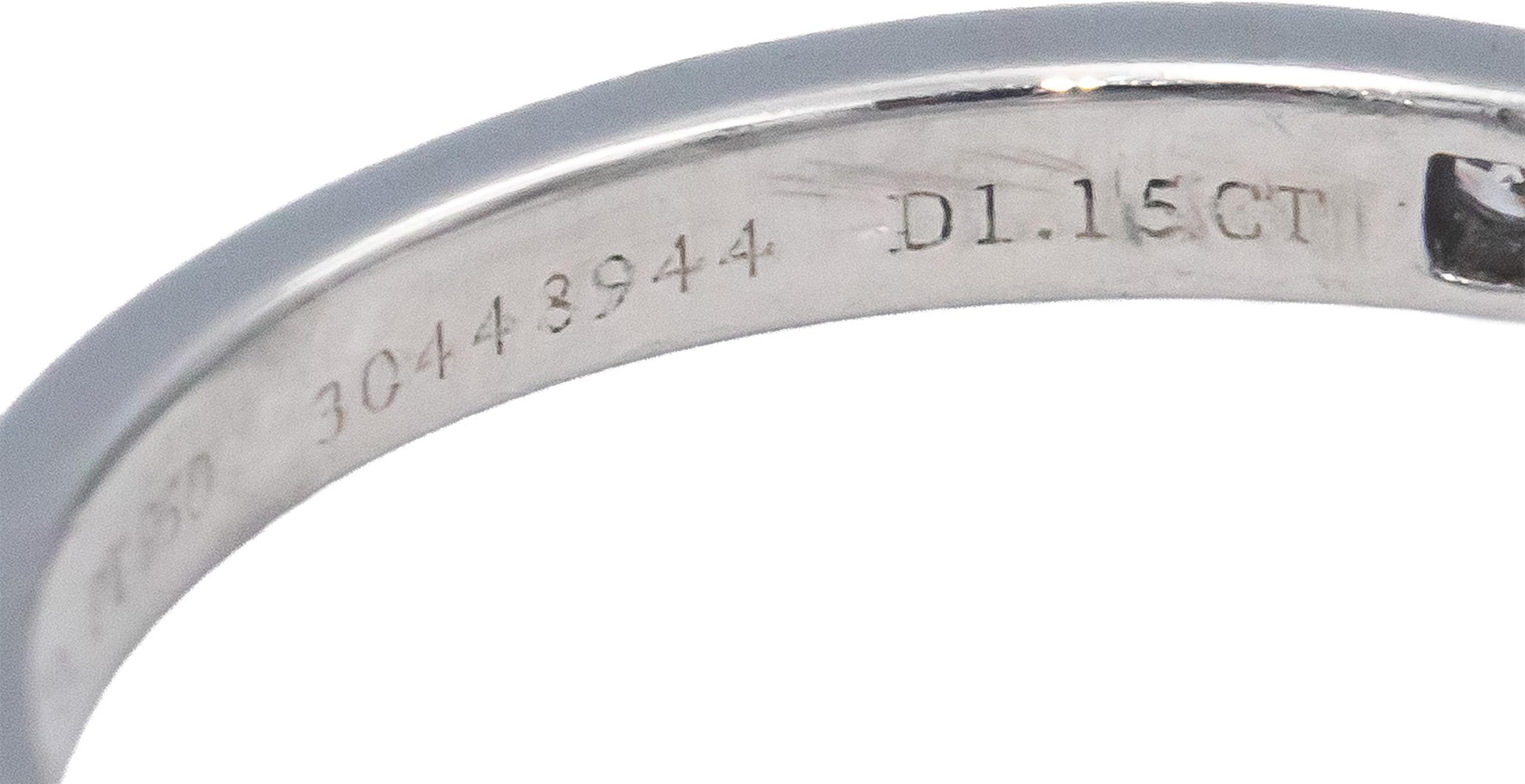 $18500 TIFFANY & CO Platinum Princess H/VVS1 Diamond Engagement Ring 1.31CT