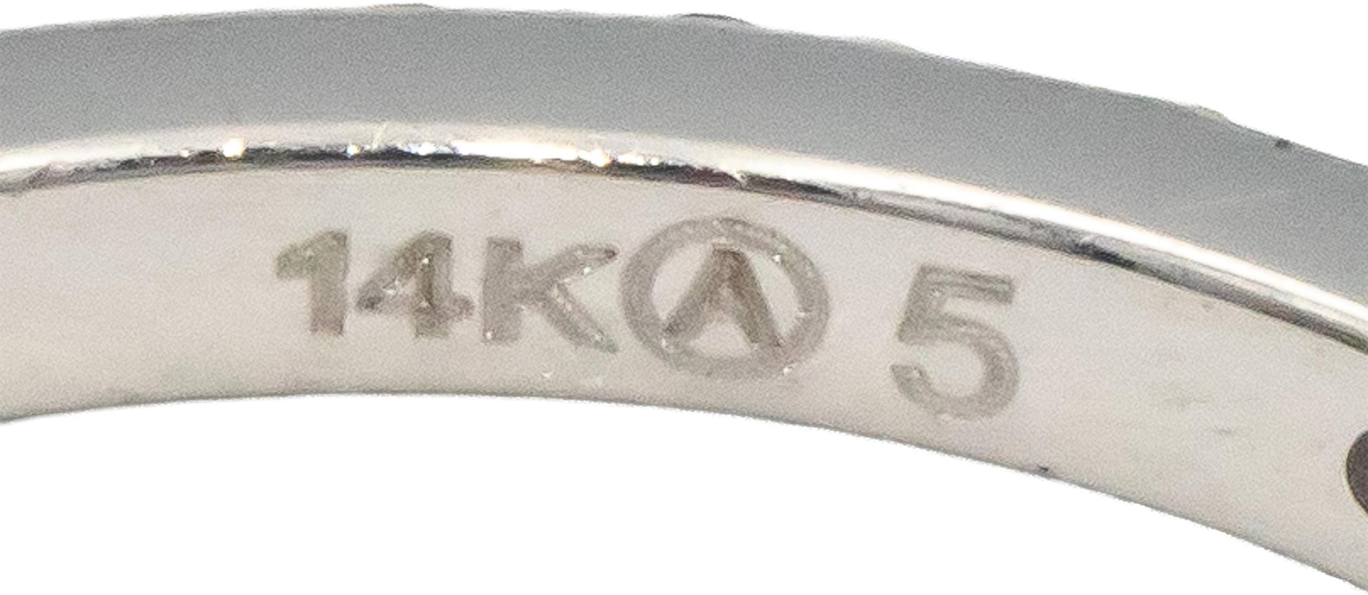 14k White Gold 0.50CT VS Round Cut Diamond Eternity Band Ring Size 7