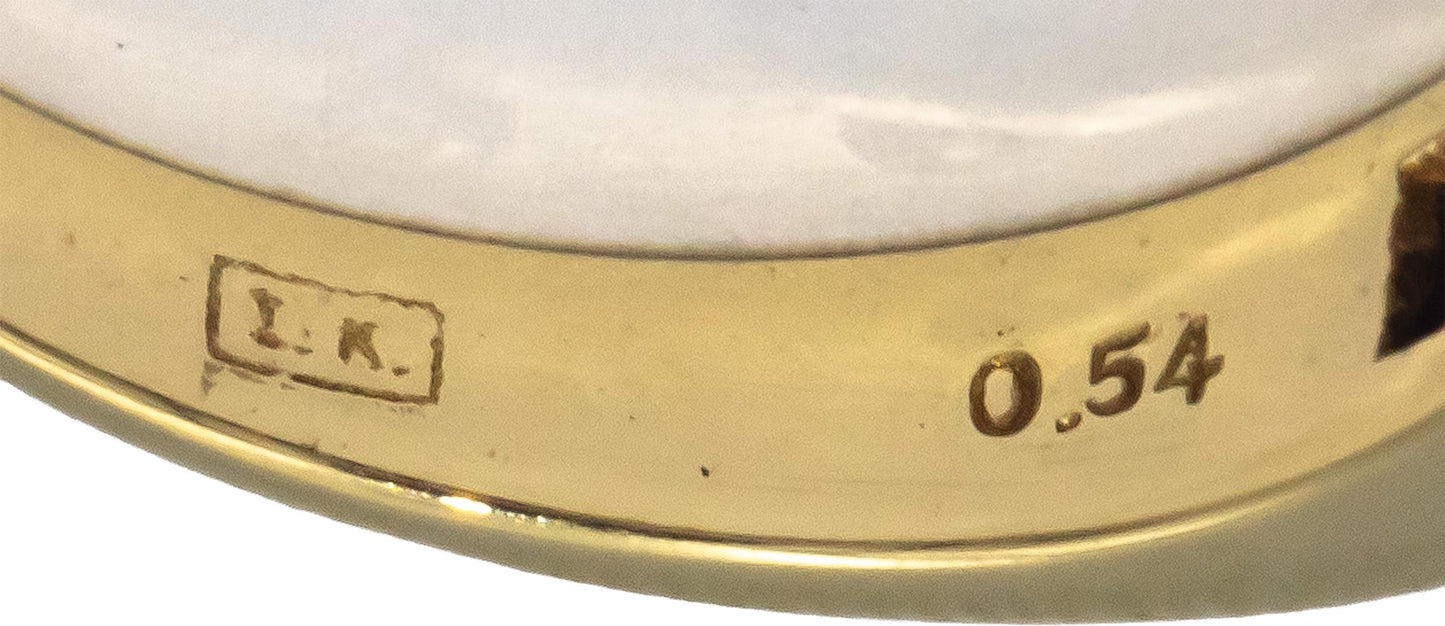 14k Yellow Gold 0.76CT Baguette Cut Channel Set Diamond & Ruby Band Ring Size 7