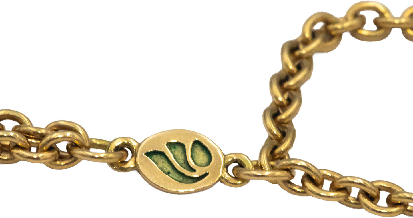 CARRERA Y CARRERA 18k Gold Diamond Onyx Sapphire Abanico Necklace 21.75CT $37500