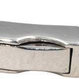 Round Diamond 18k White Gold Flexible Bangle Bracelet 7.90CT