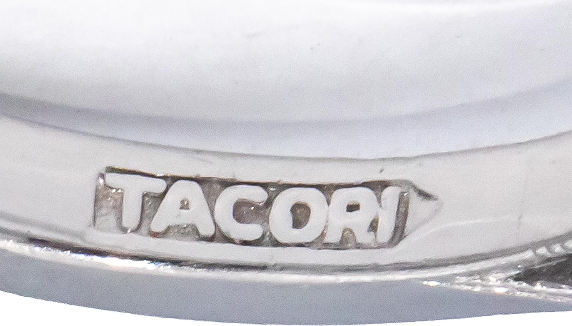 TACORI Platinum Blue Sapphire & Diamond Cocktail Ring 2.48CT Size 6.25