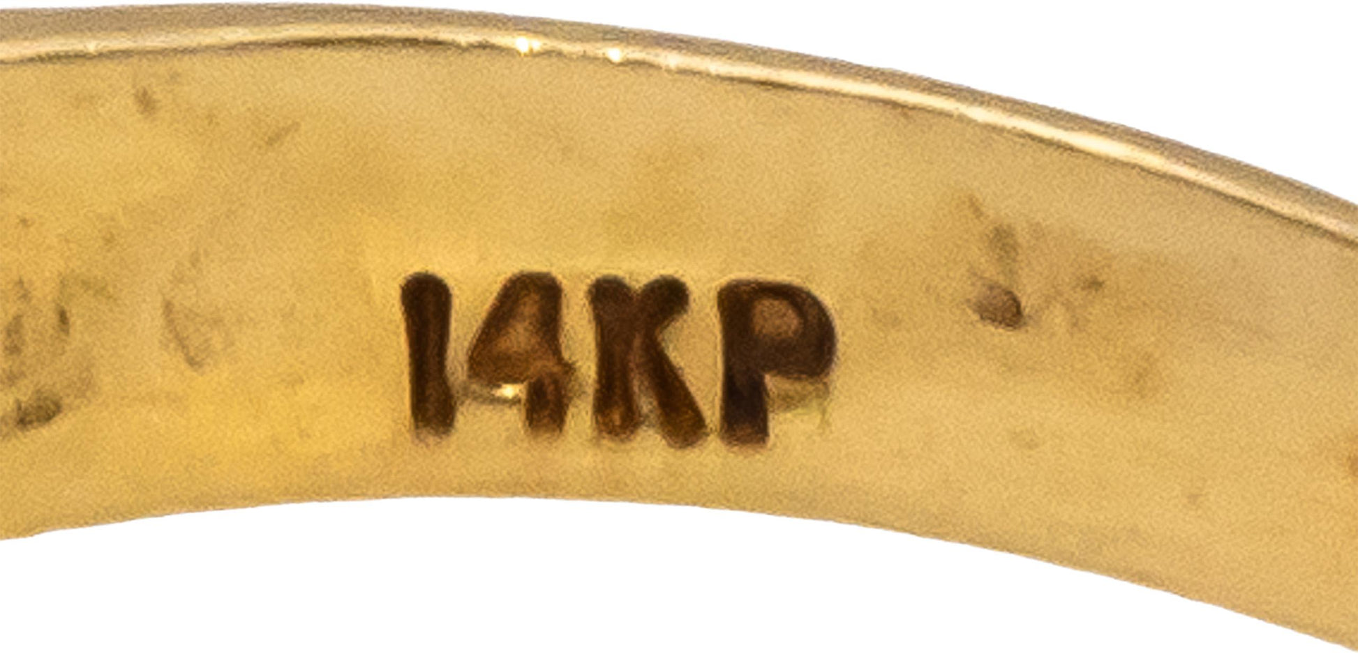 14k Yellow Gold Round Diamond and Ruby Cocktail Ring 0.35CTW Size 6.25