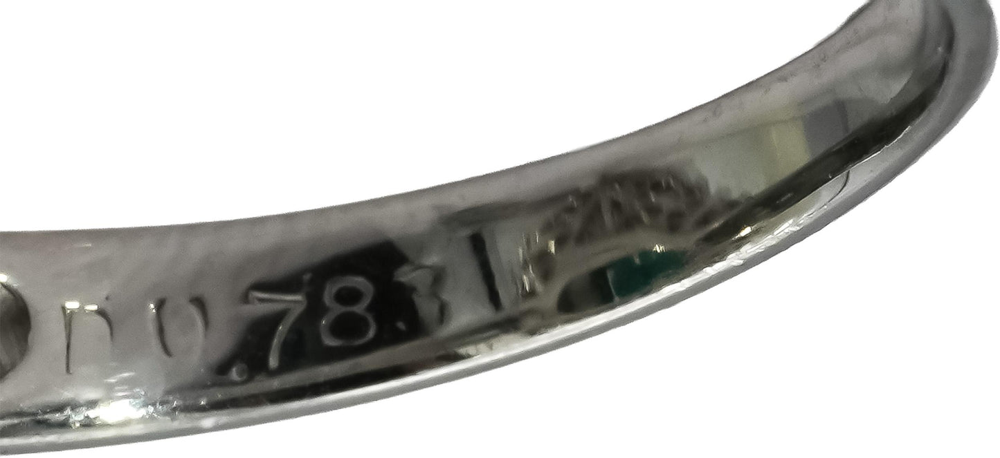 Platinum Tourmaline & VS Diamond Cocktail Ring 3.31CT Size 8
