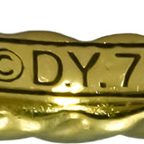 DAVID YURMAN 18k Yellow Gold Cushion Cut Peridot Cocktail Ring Size 6