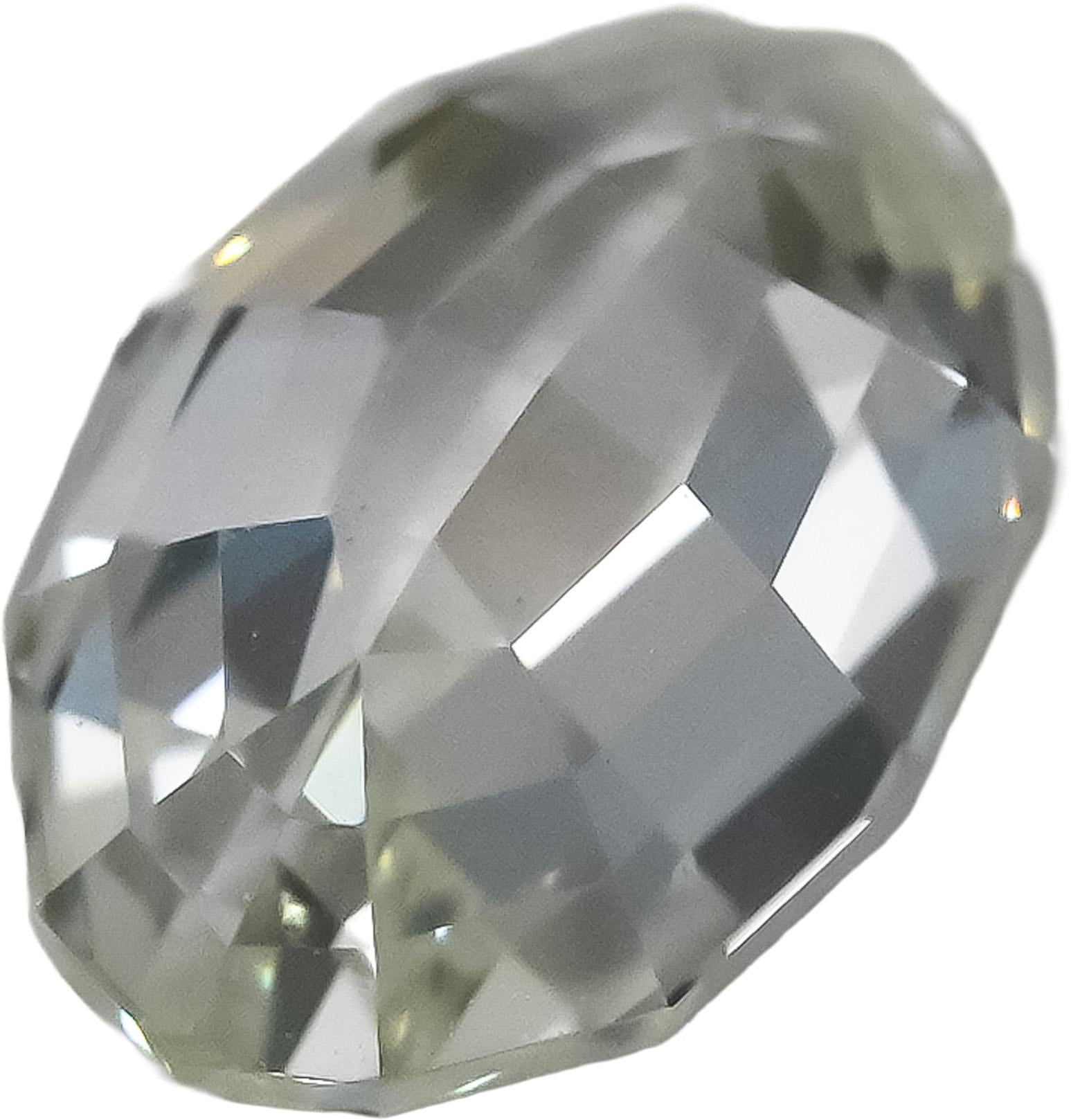 GIA Certified VS1/I Oval Step Cut Natural Diamond Loose Stone 1.00CT