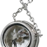14k White Gold VS Round Lab-Grown Diamond Solitaire Pendant Necklace 2.02CT