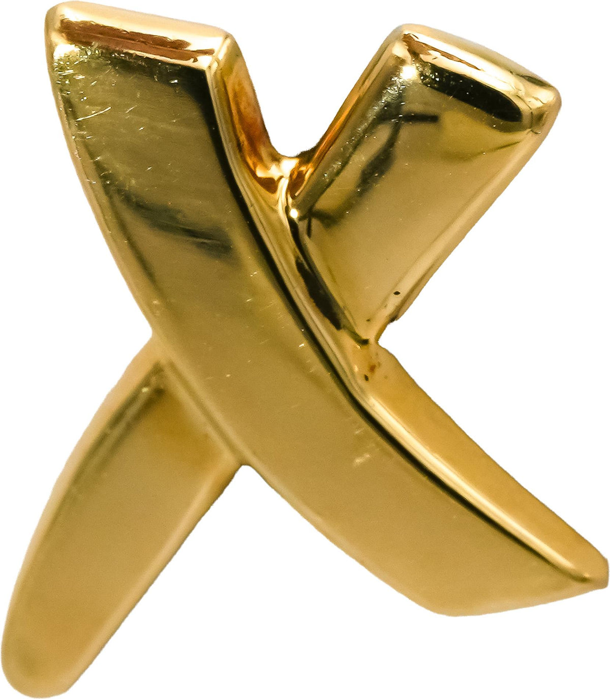 TIFFANY & CO. 18k Yellow Gold Paloma Picasso Graffiti X Stud Earrings