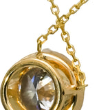 14k Yellow Gold VS Round Lab-Grown Diamond Solitaire Pendant Necklace 2.51CT