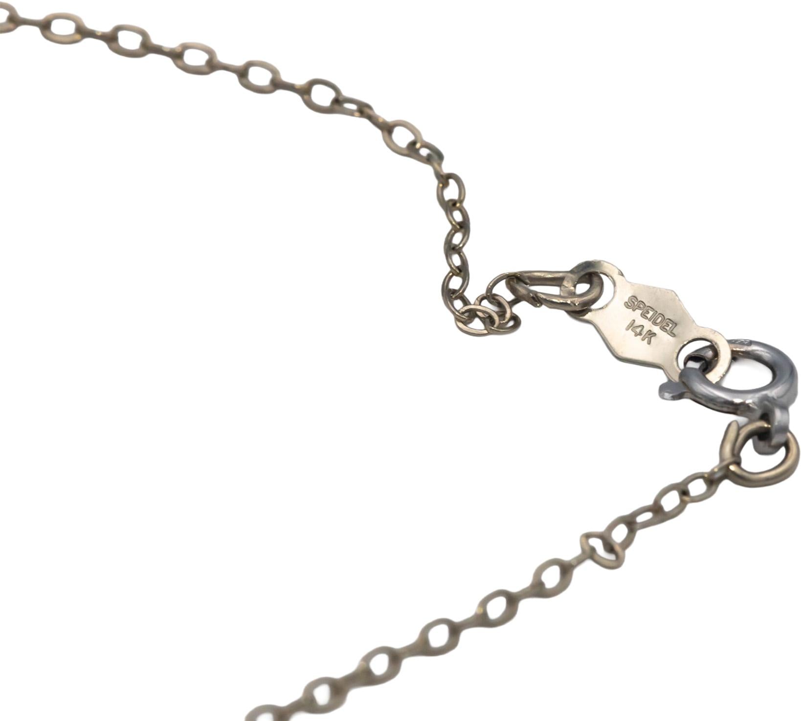 14k White Gold Diamond Cluster Burst Pendant Necklace 0.70CT w/ 0.25CT Center