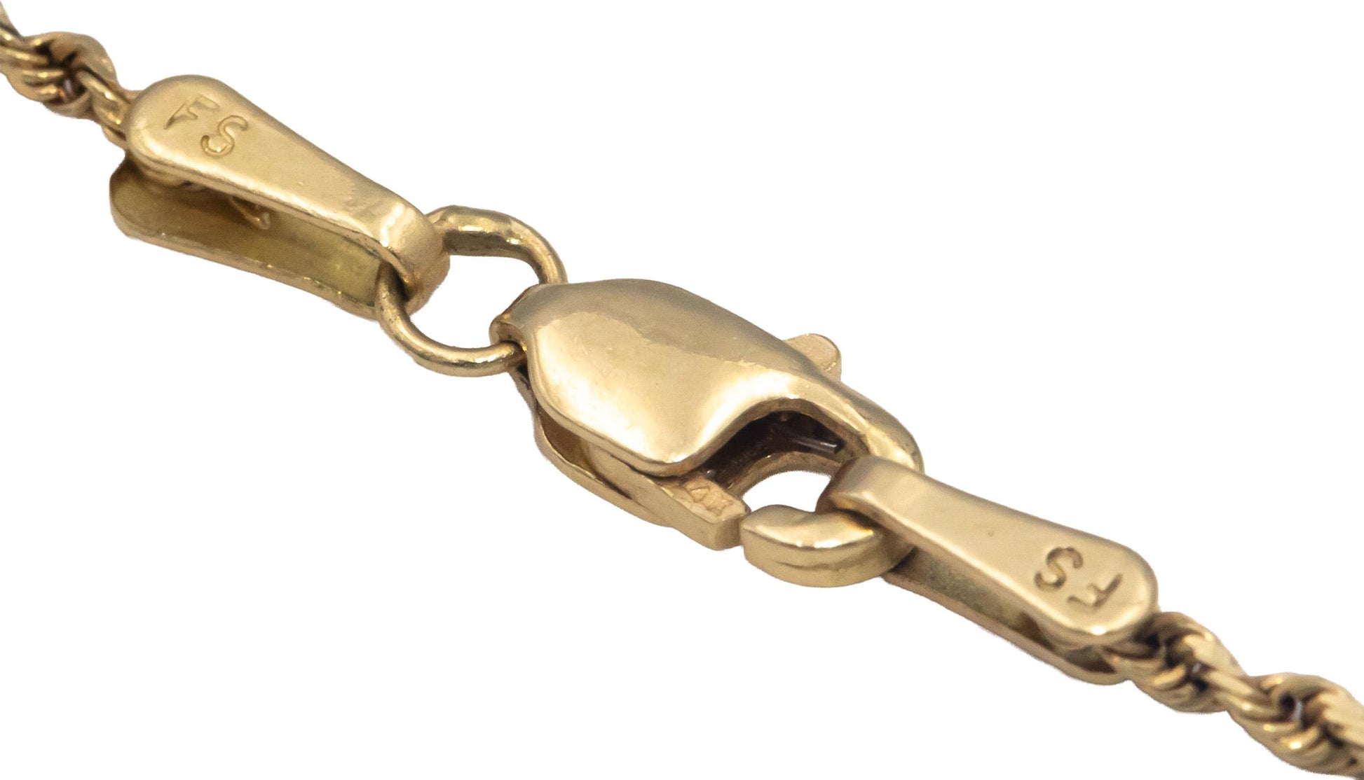 14k Yellow Gold Jewelry 26" Long/1.2mm Wide Twisted Rope Chain Necklace