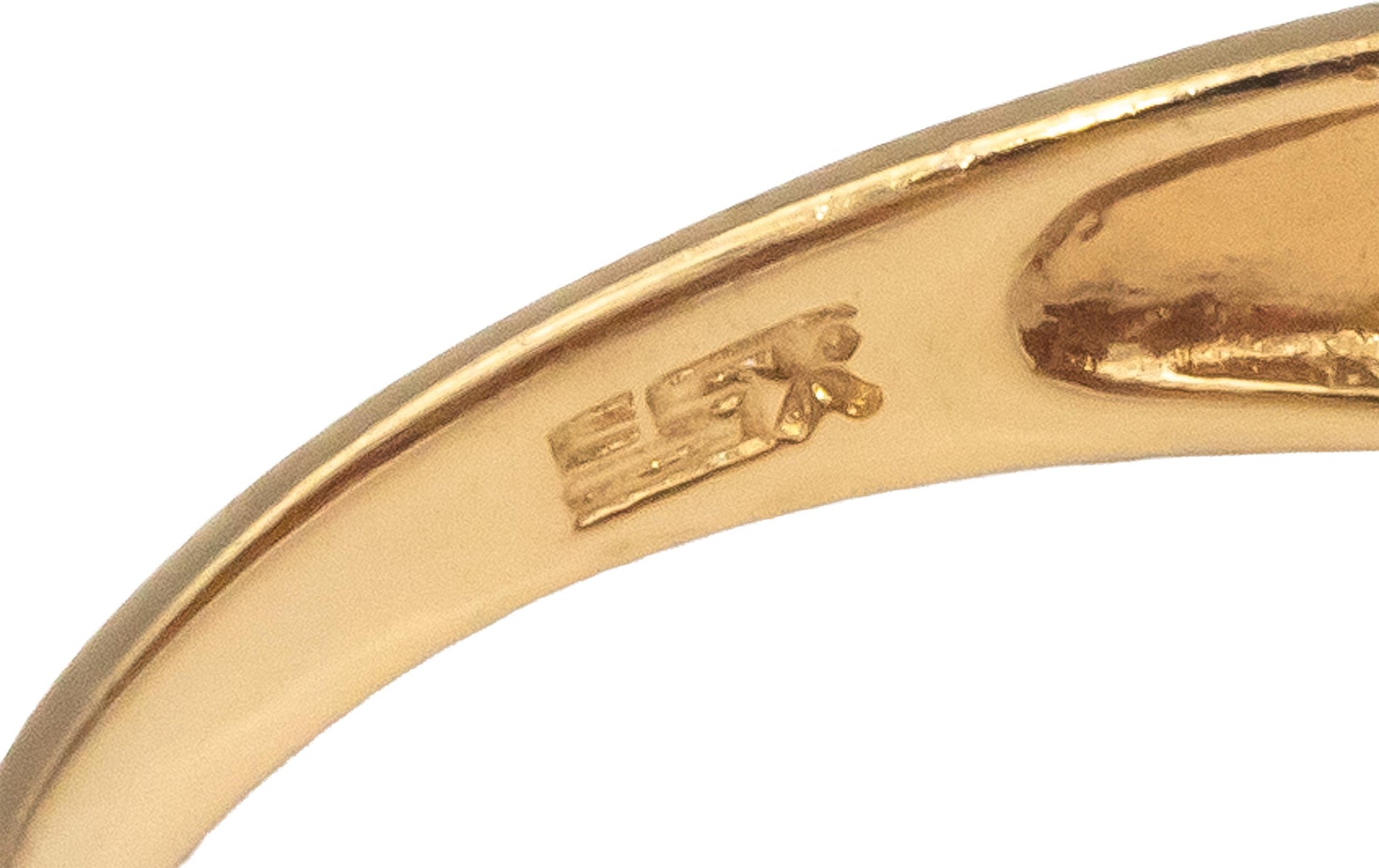 10k Yellow Gold Ruby and Diamond Cocktail Ring 0.50CT Size 8