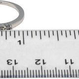 10k White Gold Round Diamond Five Stone Band Ring 0.27CT Size 6.5