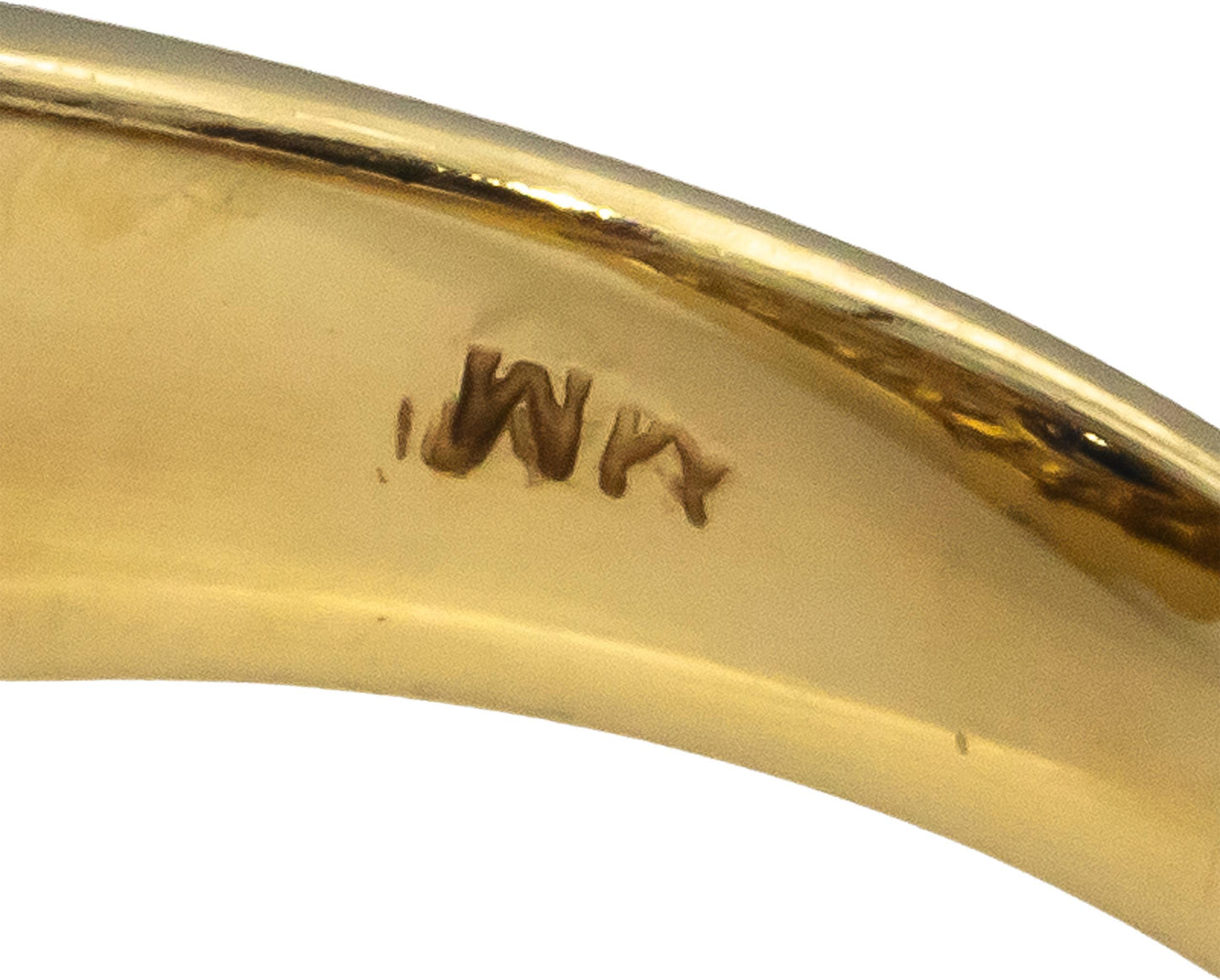 14k Yellow Gold Oval Sapphire VS Round Diamond Cocktail Ring 1.60CT Size 6