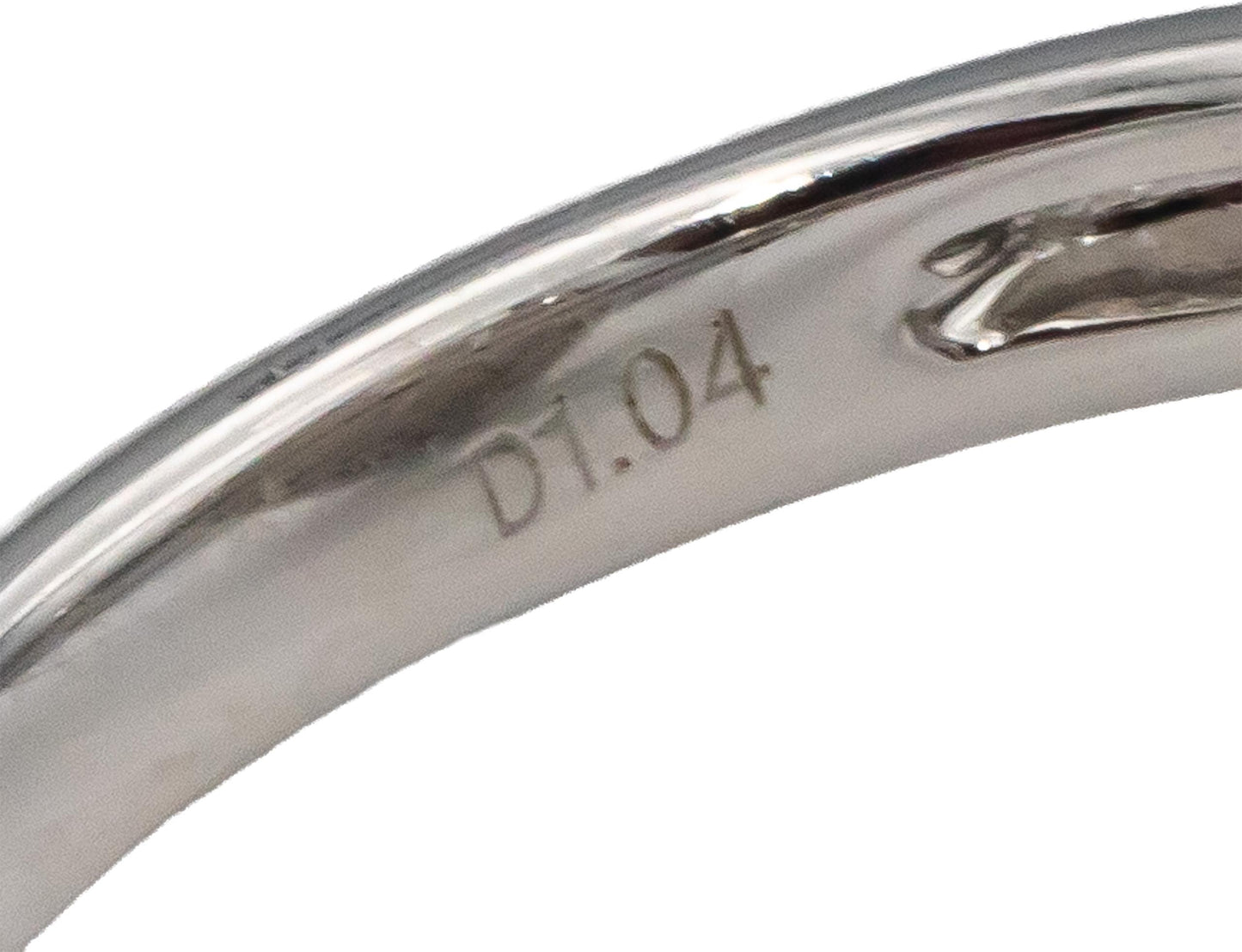 18k White Gold VS Round Diamond & 12.8-12.9mm Pearl Ring 1.04CT Size 6.75