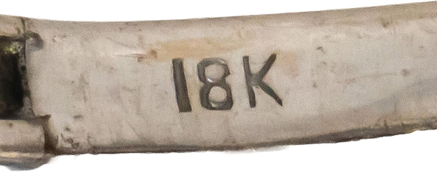 Vintage Antique 18k White Gold Ruby & Diamond Cocktail Ring 1.15CT Size 9.25