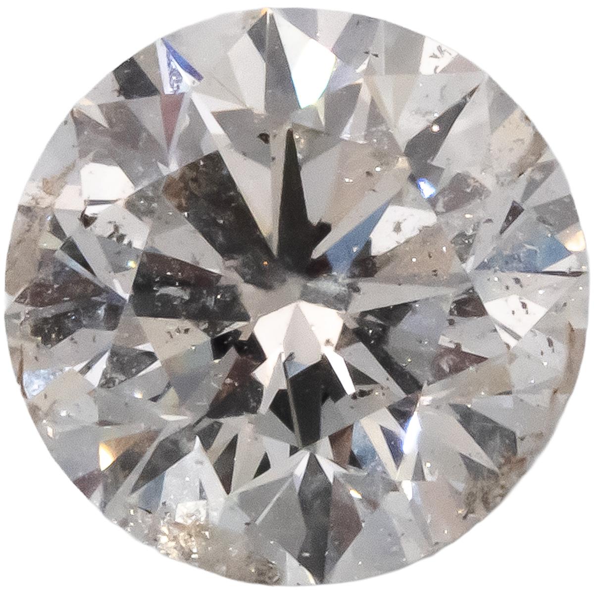 GIA Certified SI2/K Round Brilliant Diamond Loose Stone 4.98CT
