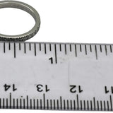 TIFFANY & CO. 950 Platinum VS Diamond Novo Band Ring 0.16CT Size 5.5 w/ Box