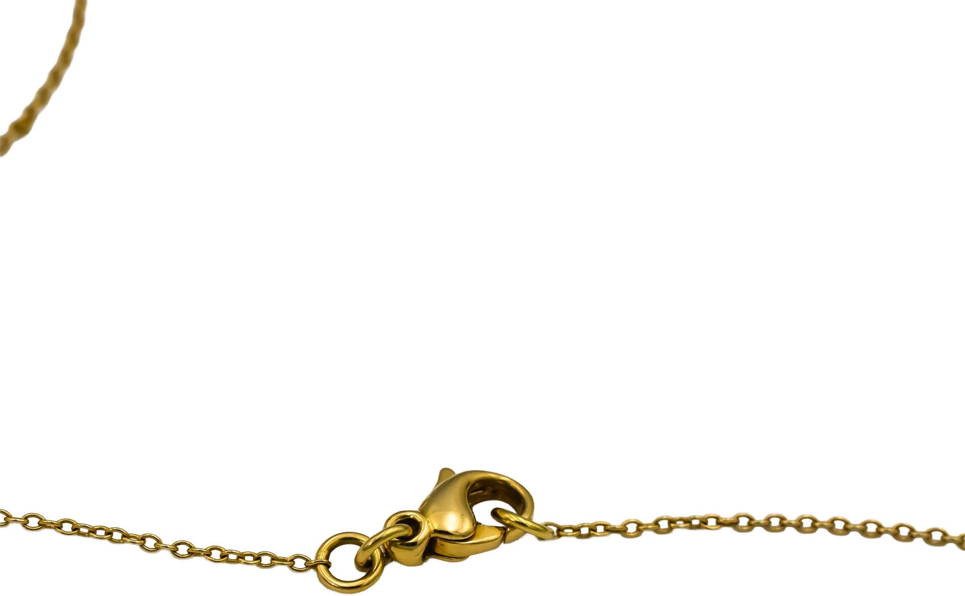 TIFFANY & CO. 18k Yellow Gold Cross Crucifix Pendant Necklace