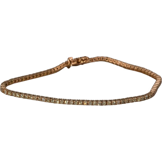 14k Rose Gold Round Diamond Tennis Bracelet 1.70CT 72 Pieces