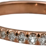 14k Rose Gold Diamond Engagement Ring 1.0CT w/ 0.75CT Center Size 7