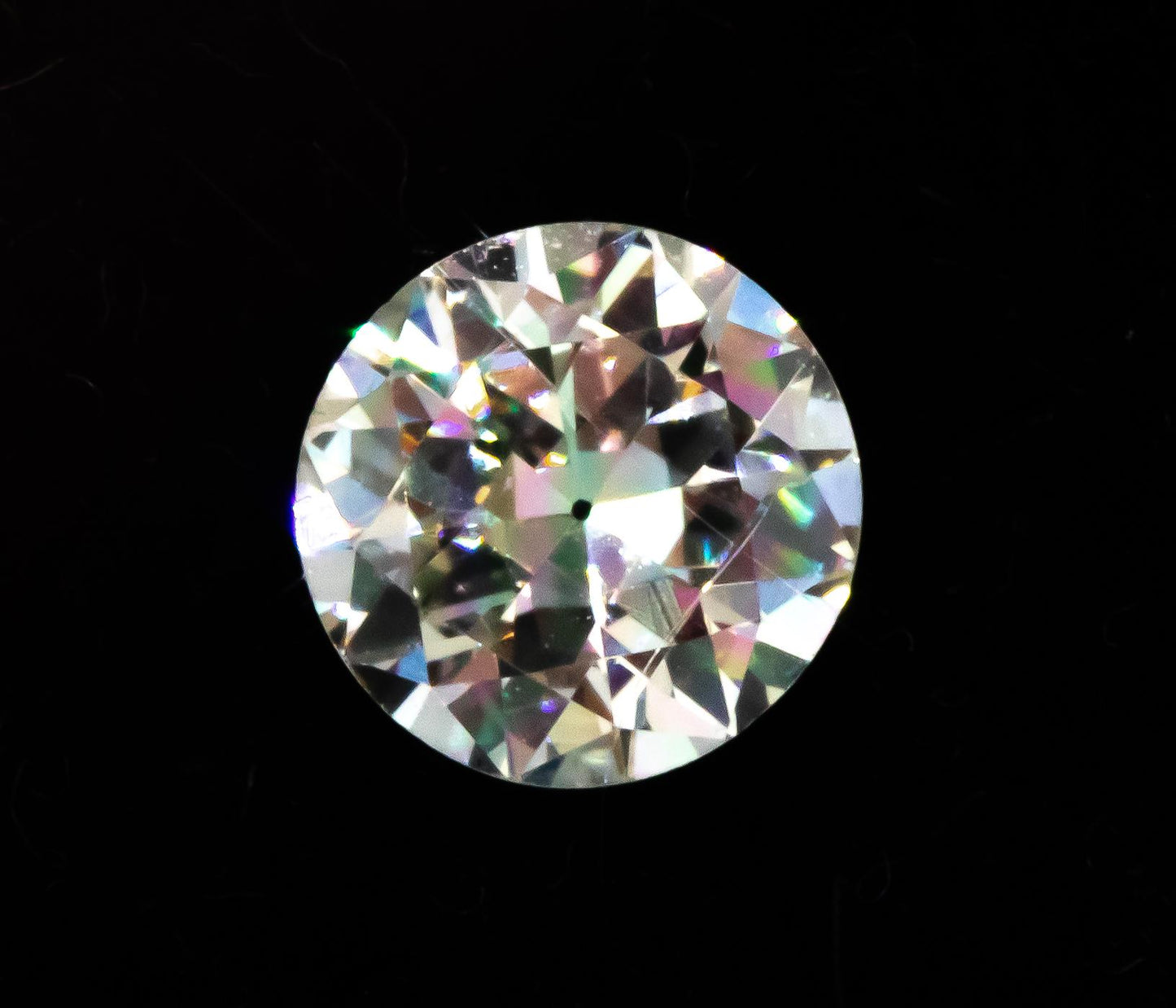 Antique Vintage GIA Certified 0.63CT VVS2/J Circular Brilliant Cut Loose Diamond