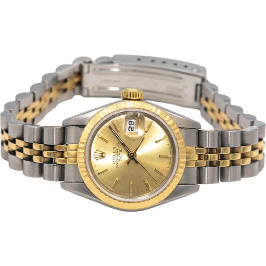 ROLEX Stainless Steel & 18k Gold 69173 Lady-Datejust Automatic Watch
