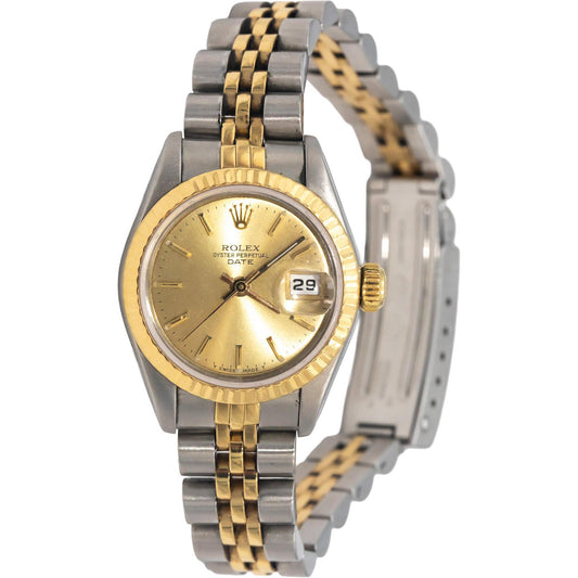 ROLEX Stainless Steel & 18k Gold 69173 Lady-Datejust Automatic Watch