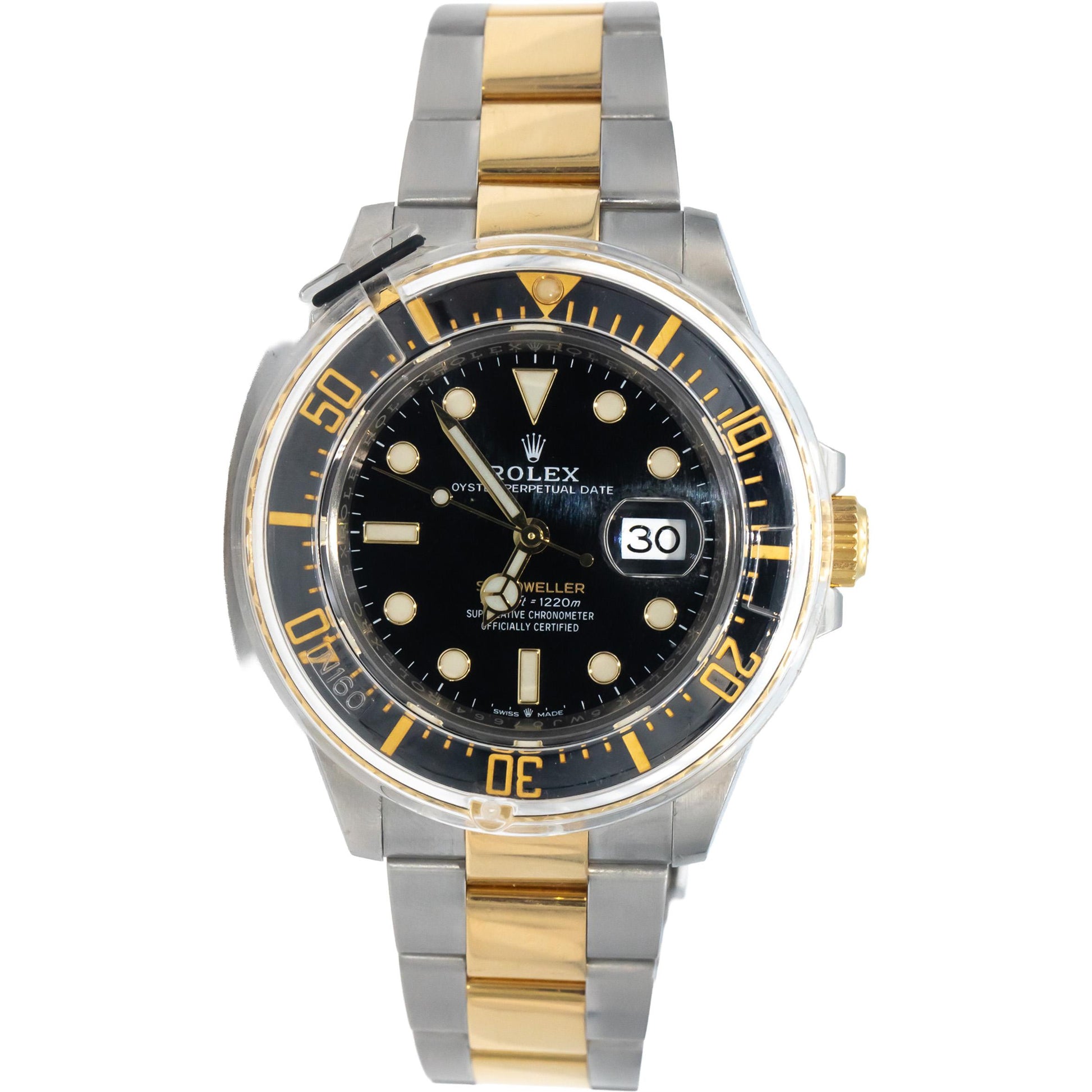 Rolex 2-Tone 43mm Sea Dweller 126603 Professional Diver's Watch w/ Box & Papers