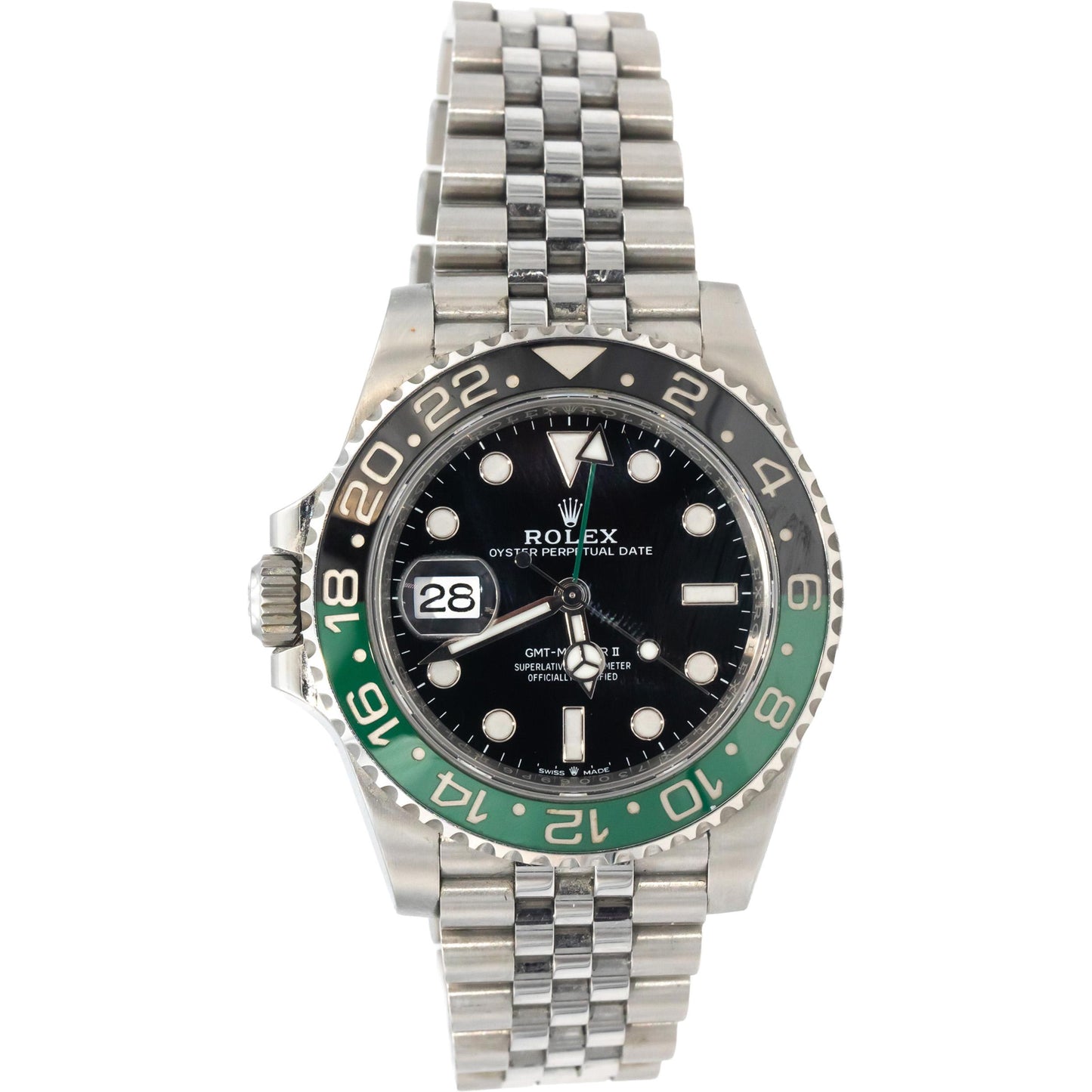 ROLEX GMT-Master II 126720VTNR "Sprite" Stainless Steel Watch w/ Card No Box